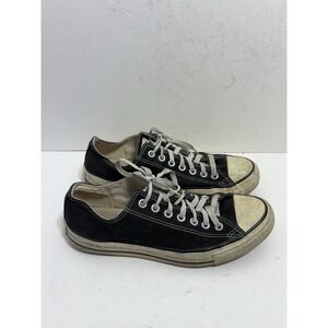 Converse Chuck Taylor Low Black Canvas Men's 9 Women's 11